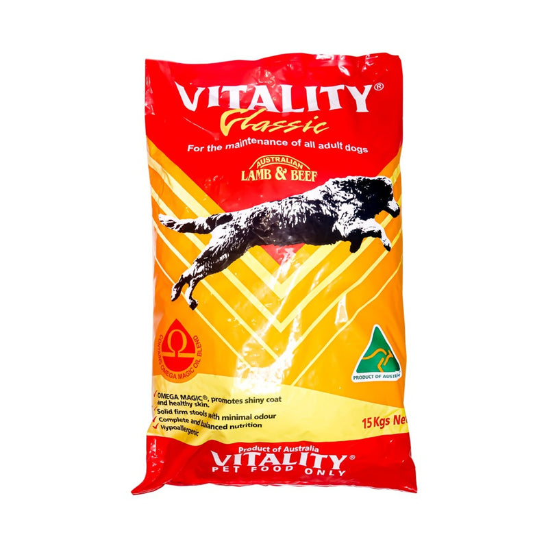Vitality Dog Food Classic Small Bites 15kg
