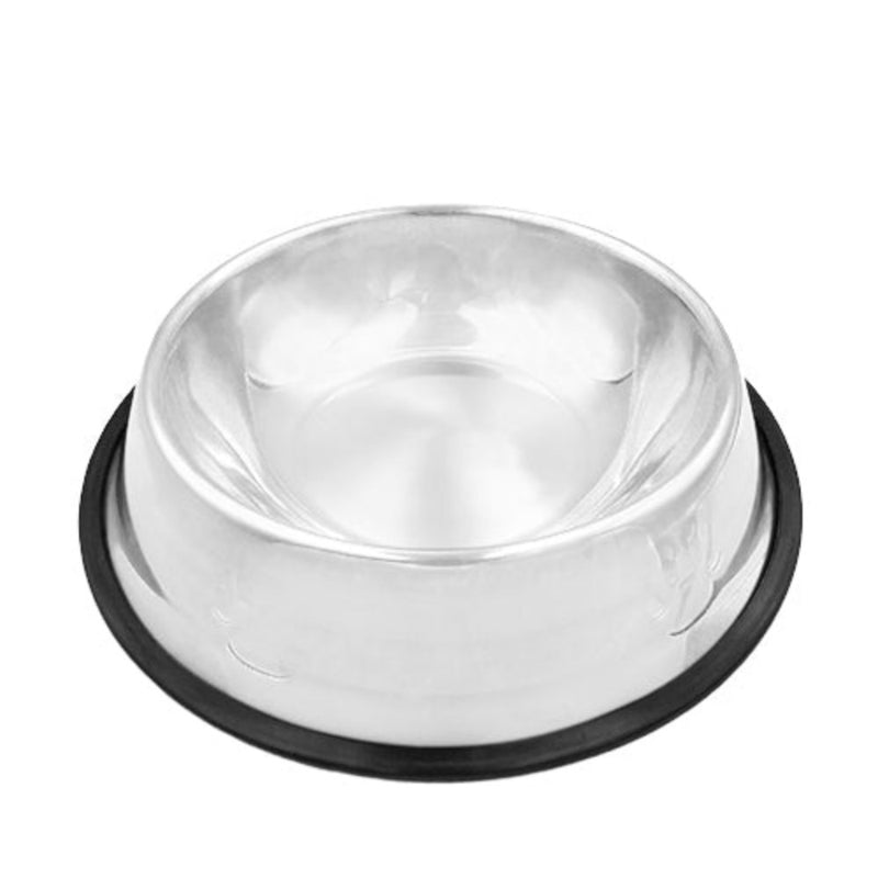 WOF M6-52 Stainless Steel Bowl With Paw Print Large