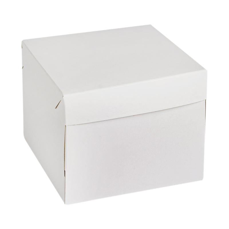 EHB Plain White Cake Box 5.5 x 5.5 x 4.5 x 5's