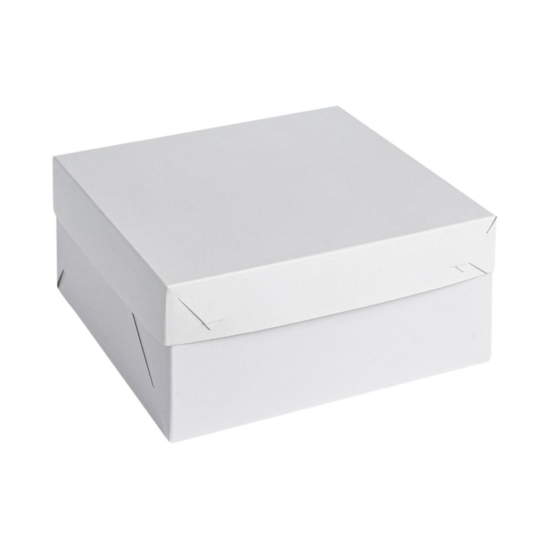 EHB Cake Box Plain White 8 x 8 x 4 5's