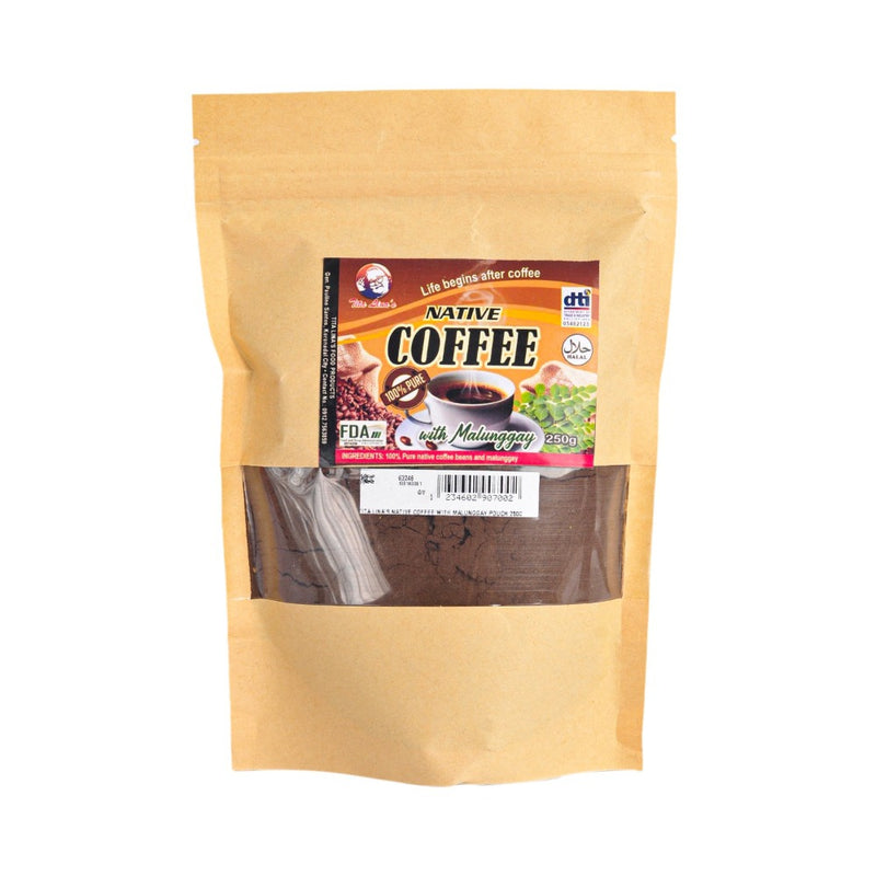 Tita Lina's Native Coffee With Malunggay Pouch 250g