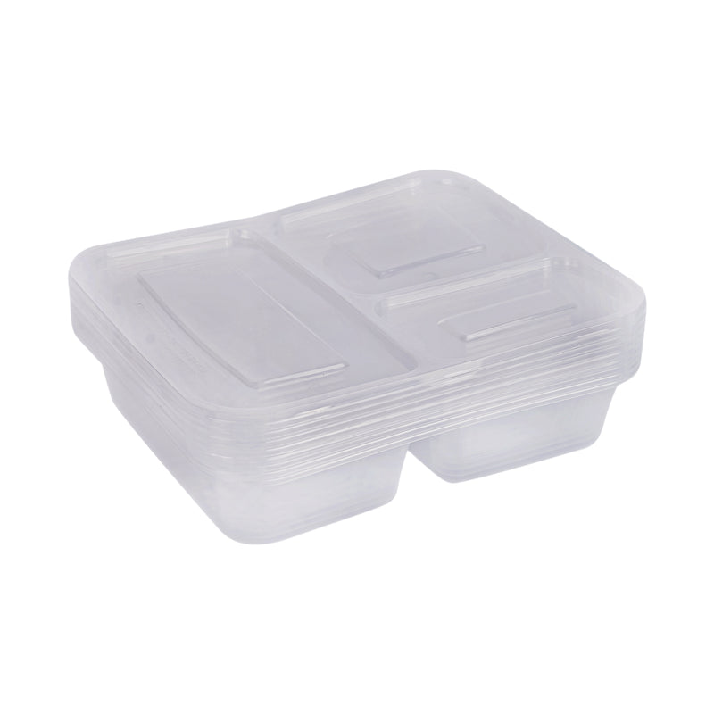 MNM Container 3 Compartment With Flat Lid C050 5's