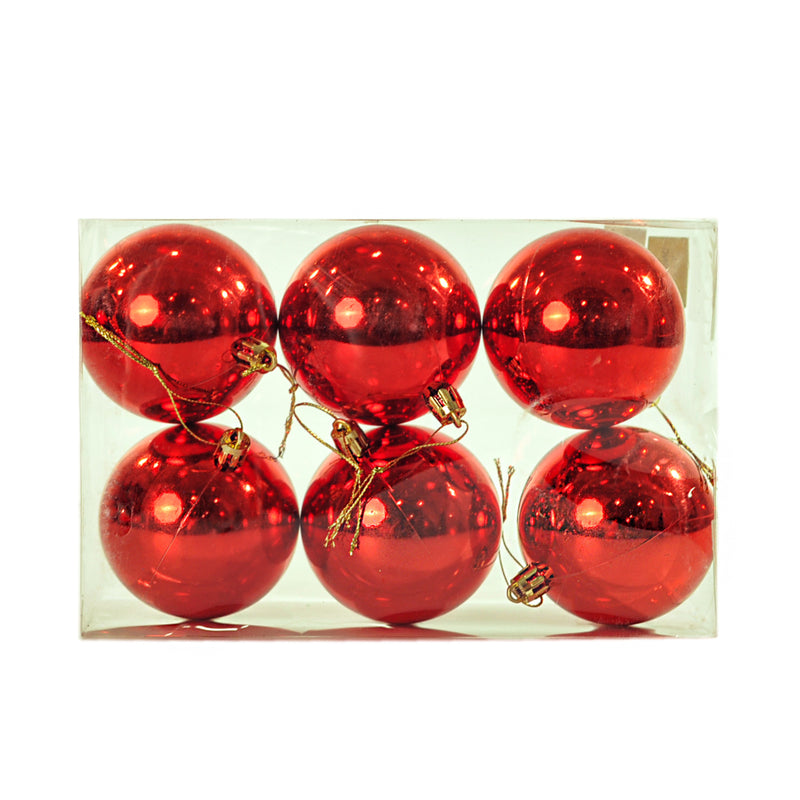 Ideal Living Shiny Balls Plain 7cm 6's