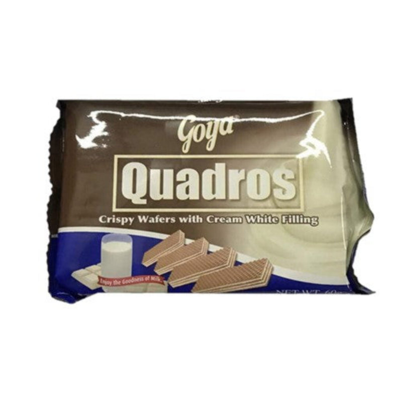 Goya Quadros Crispy Wafer White Cream Filling 60g