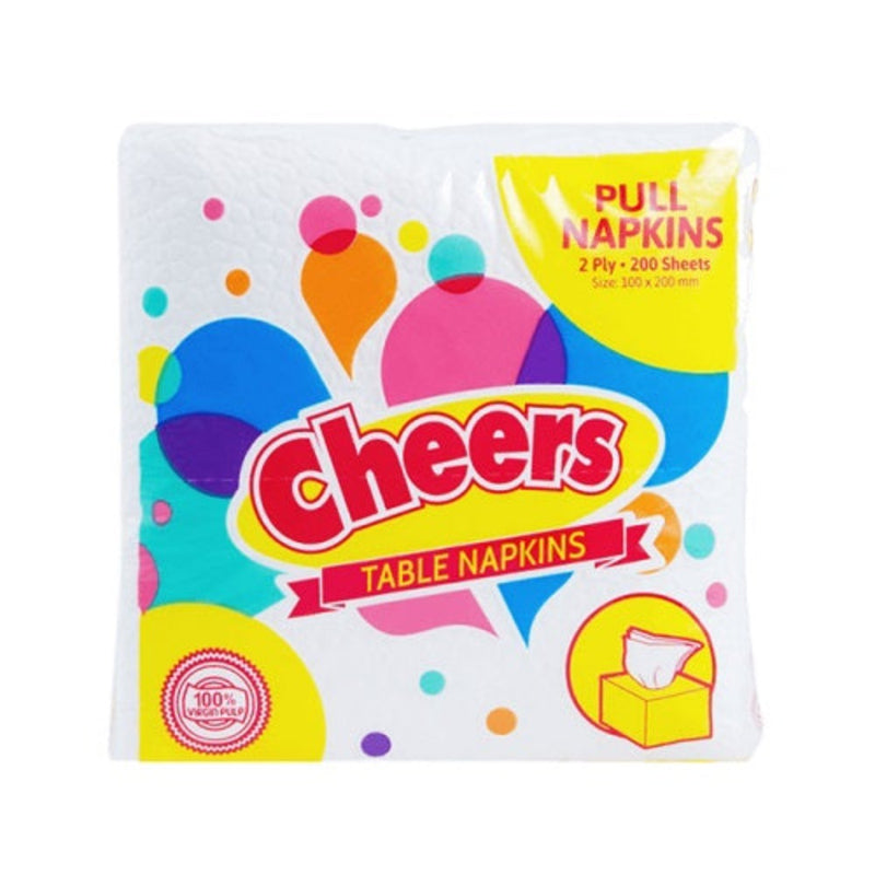Cheers Pull Table Napkins 200's
