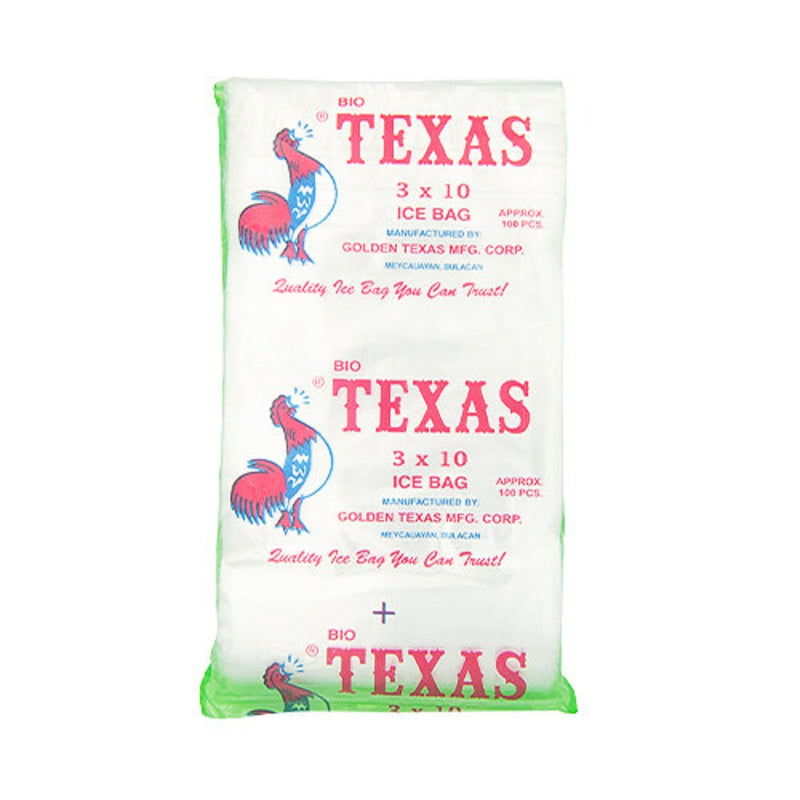 Texas Plastic Cellophane 3 x 10in 100's