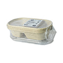 Eco Sugarcane With Divider Transparent Lid 850ml x 10's