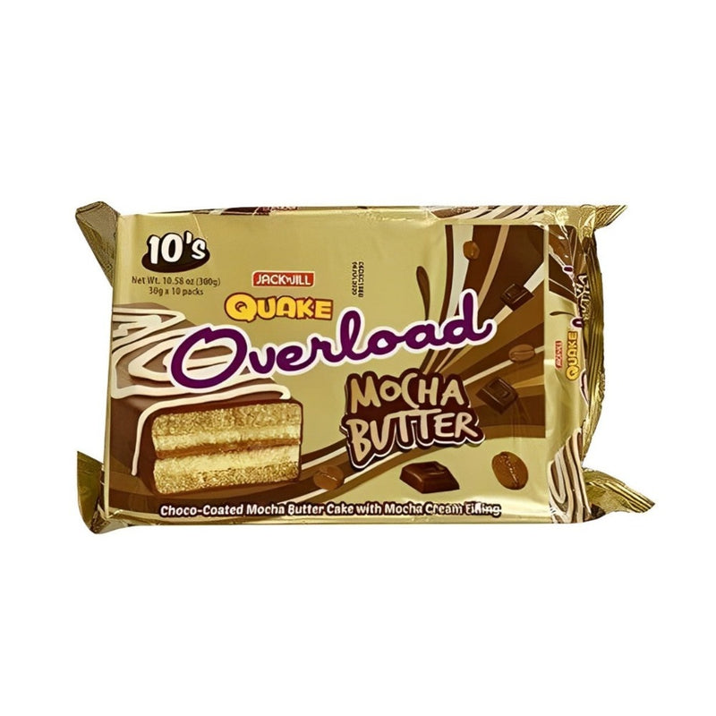 Jack 'n Jill Quake Overload Mocha Butter 30g x 10's