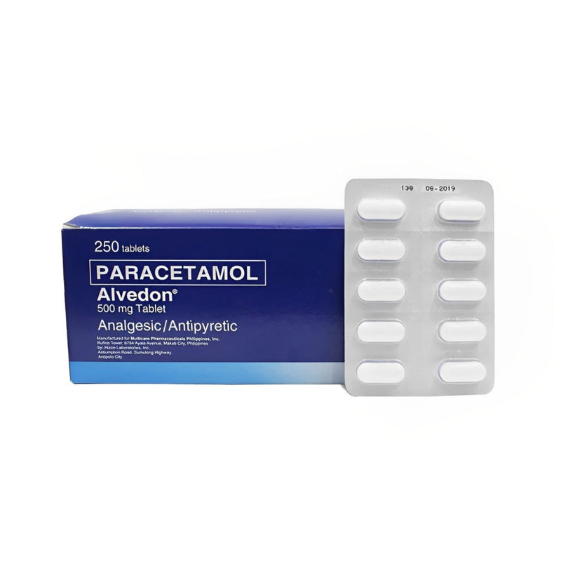 Alvedon Paracetamol Tablet 500mg x 10's
