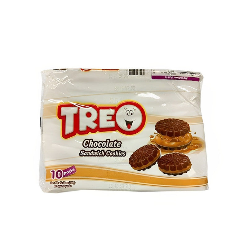 Treo Sandwich Cookies Chocolate 28.5g x 10's
