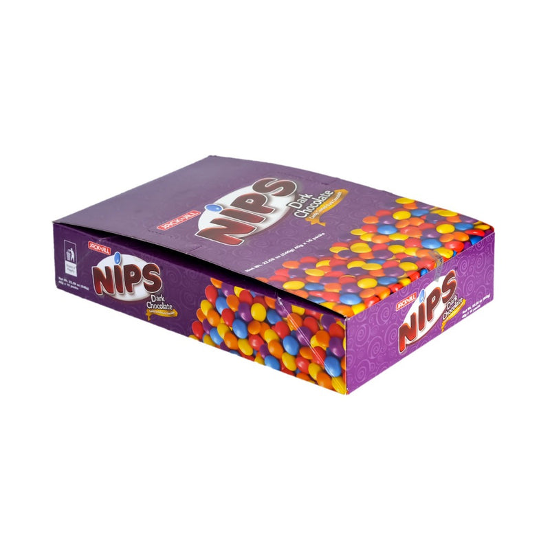 Jack 'n Jill Nips Dark Chocolate 40g x 16's