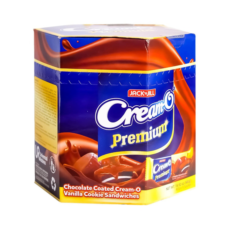 Cream-O Premium Chocolate Coated Cookies Vanilla 40g x 12's