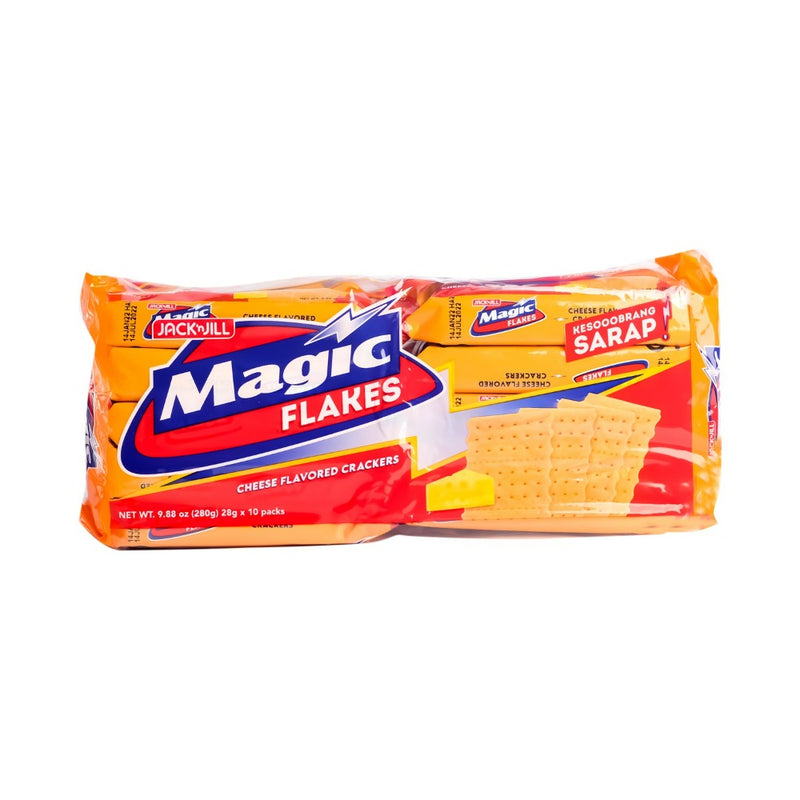 Magic Flakes Cheese Flavored Crackers 28g x 10's