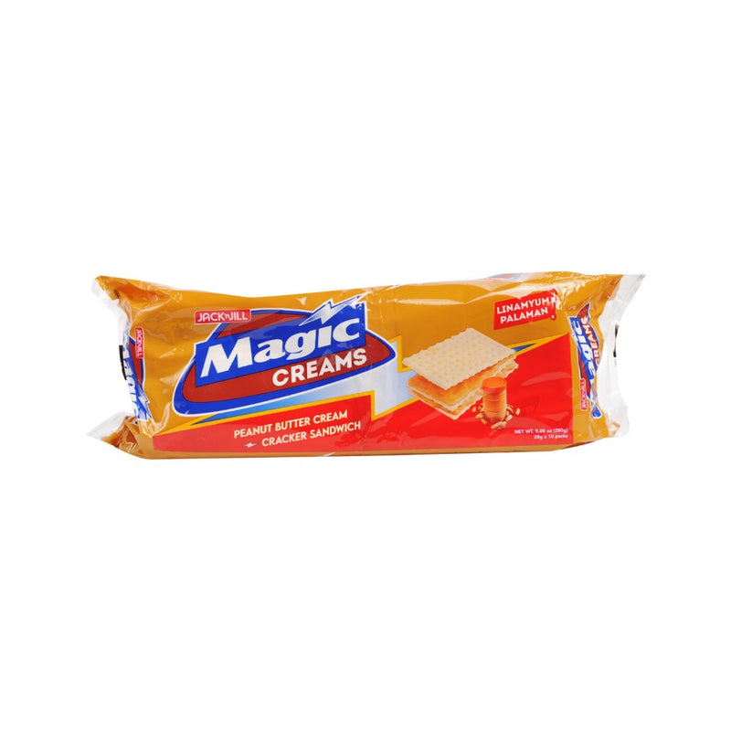 Jack 'n Jill Magic Creams Cracker Sandwich Peanut Butter 28g x 10's