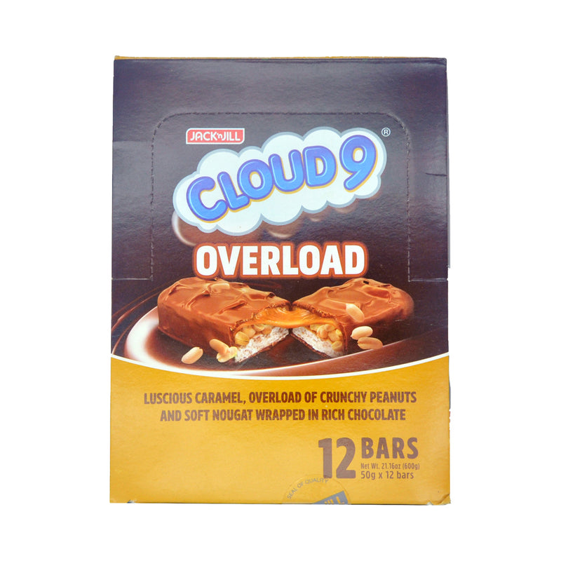Cloud 9 Chocolate Bar Overload 50g x 12's
