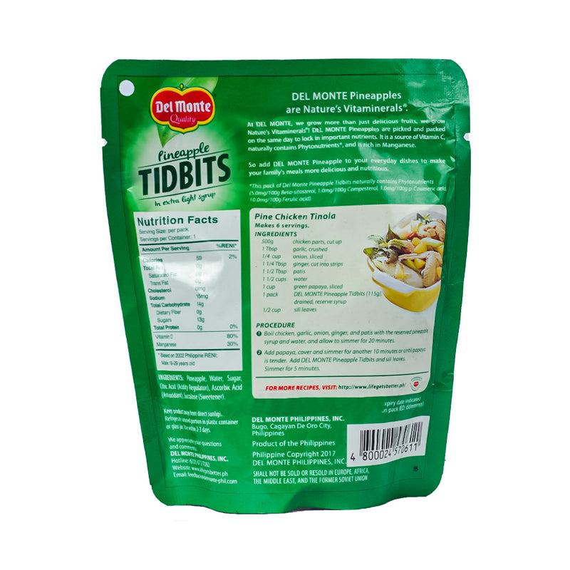 DEL MONTE PINEAPPLE TIDBITS FLAT 227G - Iloilo Supermart Online- Aton ... Best indoor fm stereo antenna
