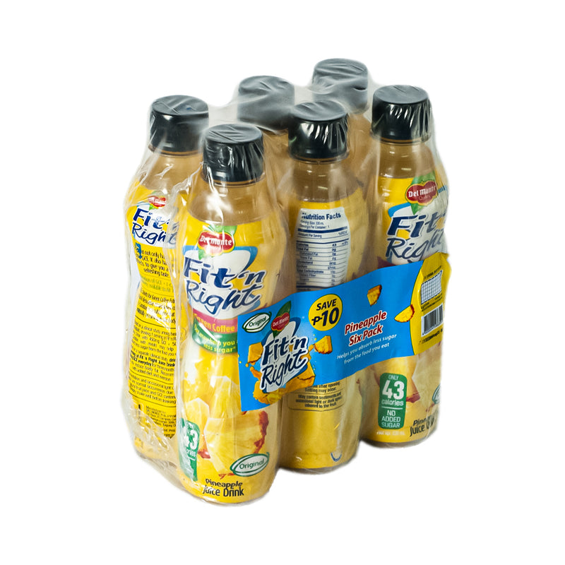Del Monte Fit n' Right Juice Pineapple 330ml x 6's