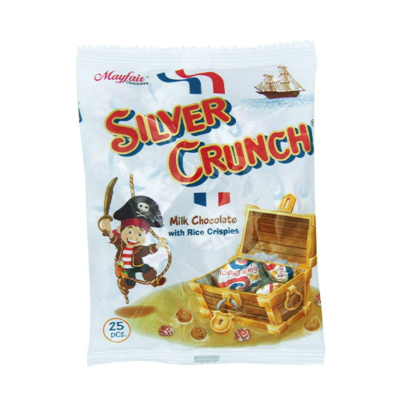 Mayfair Silver Crunch Milk Chocolate With Rice Crispies 25's