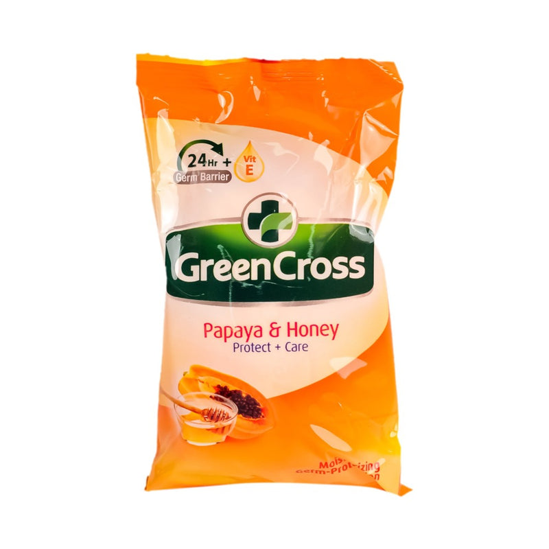 Green Cross Moist Protection Bar Soap Papaya And Honey 55g