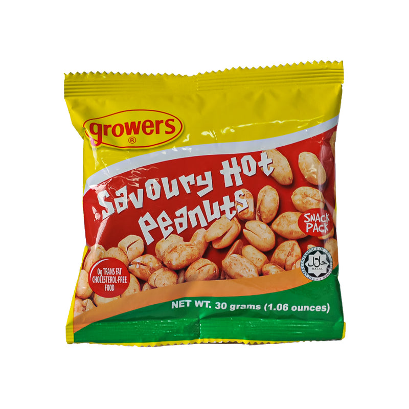 Growers Savoury Hot Peanuts 30g