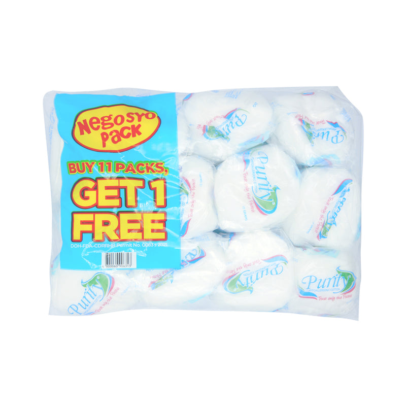 Purity Absorbent Cotton 10g 11 x 1 Negosyo Pack