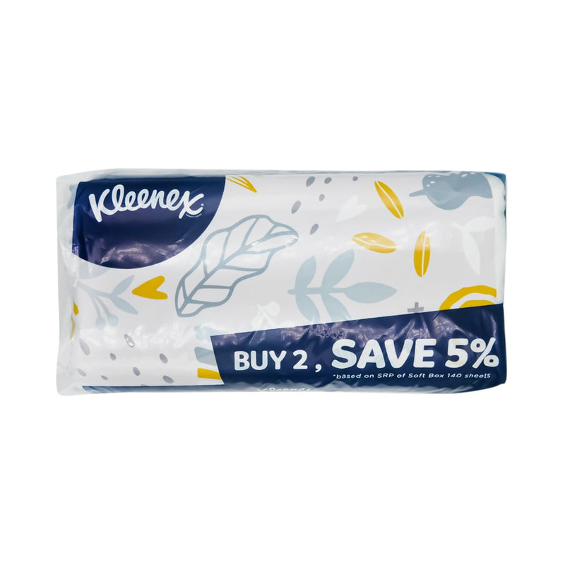 Kleenex Facial Tissue Mega Twin Pack 140's x 2's With Save