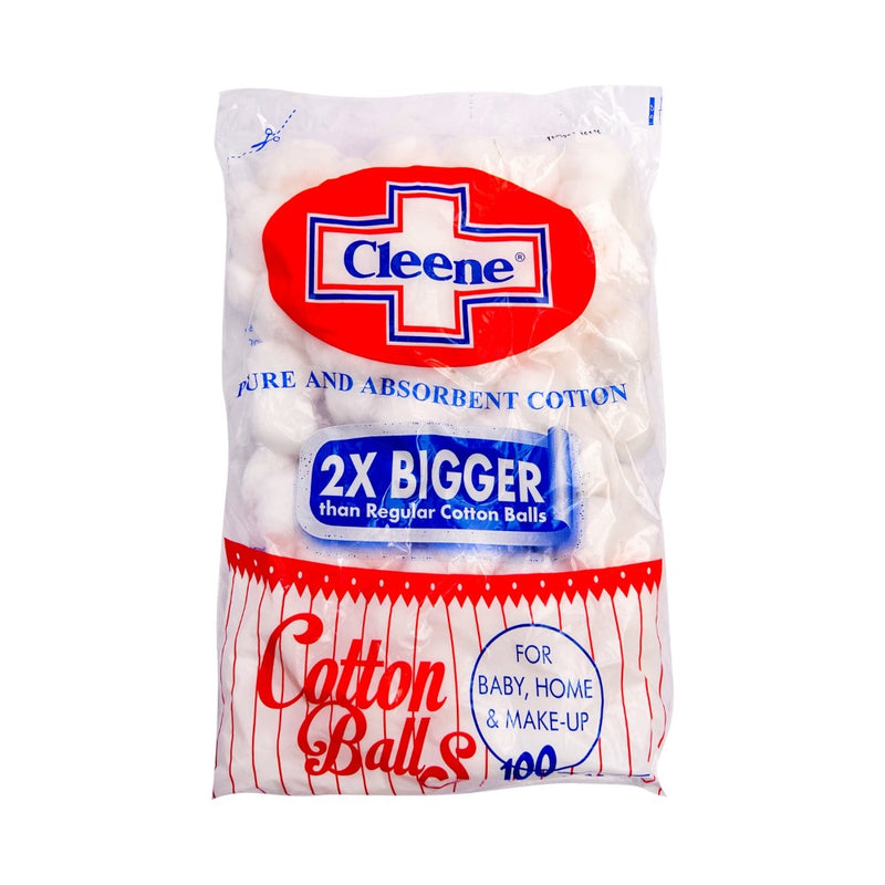 Cleene Cotton Balls 2x Bigger 100's