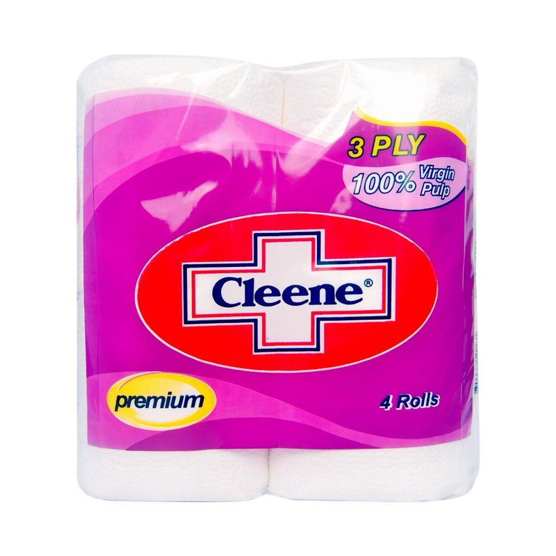 Cleene Premium Tissue 3Ply 4's