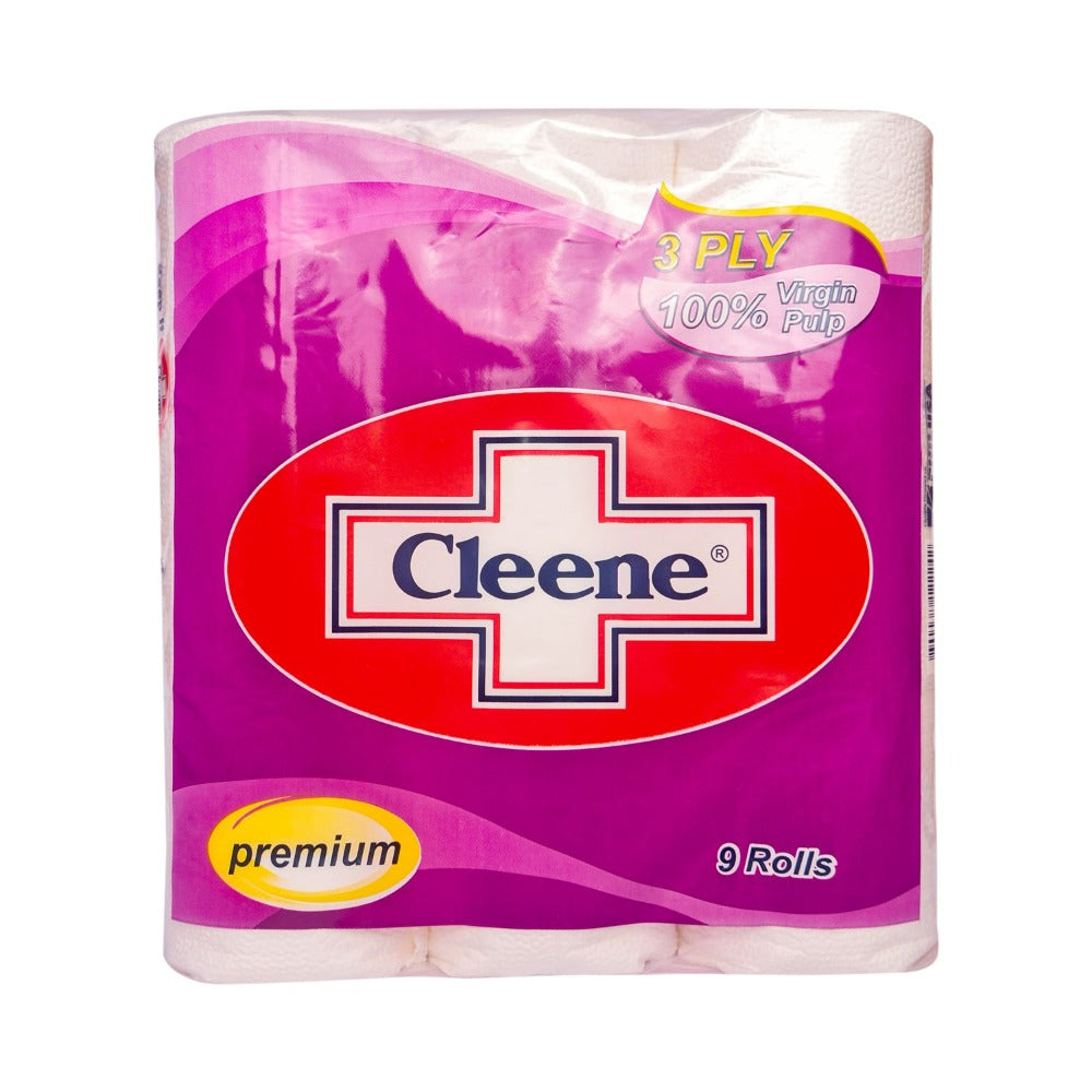 Clenz Tissue Cleene Premium Tissue 3Ply 9 Rolls