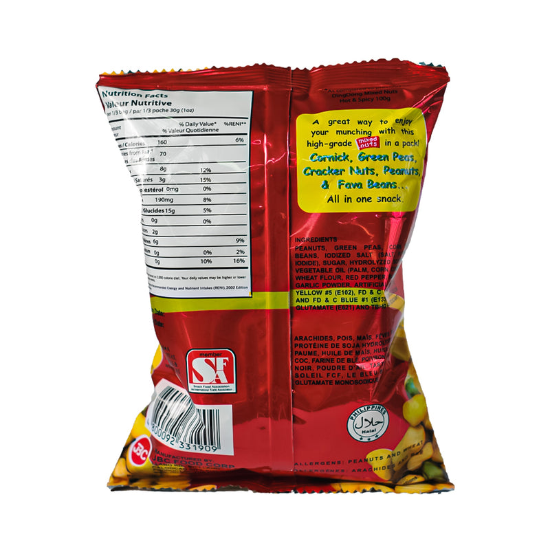 Dingdong Mixed Nuts Hot And Spicy 100g