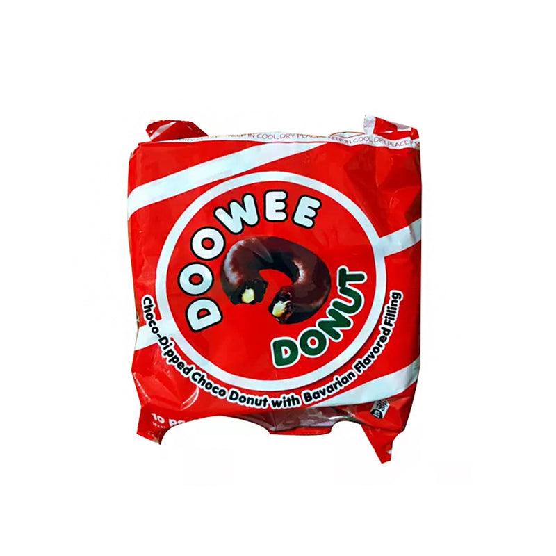 Doowee Donut Choco Dipped With Bavarian Filling 40g x 10's