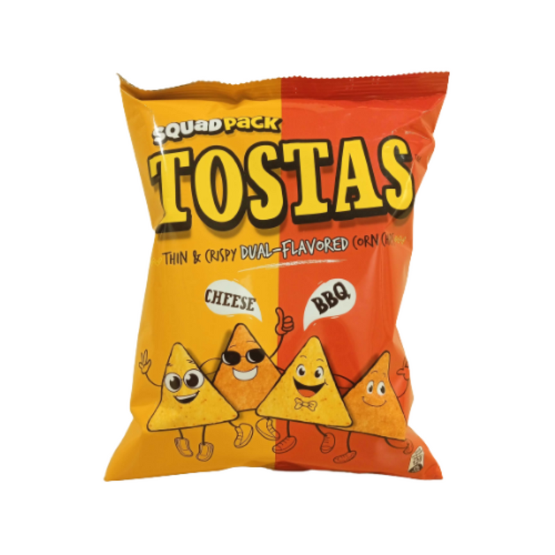 Tostas Corn Chips Cheese And BBQ 100g