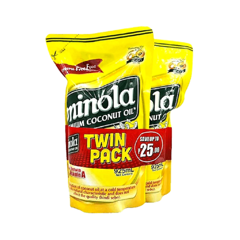 Minola Cooking Oil Lauric SUP 925ml Twin Pack