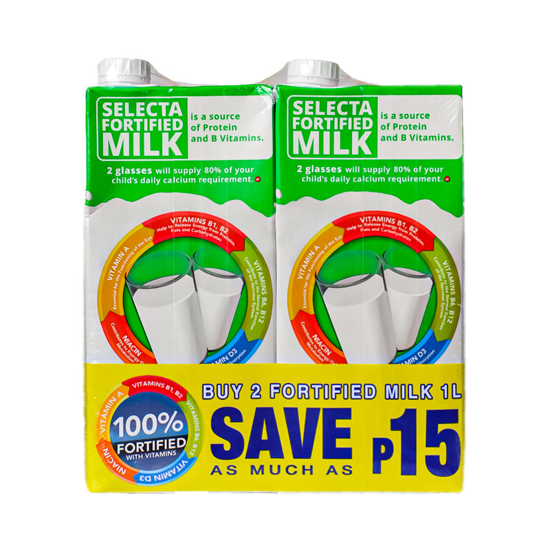 Selecta Fortified Filled Milk 1L x 2's