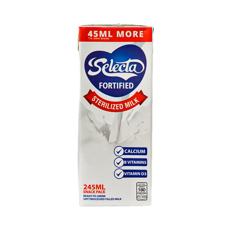 Selecta Fortifiead Sterilized Milk 245ml