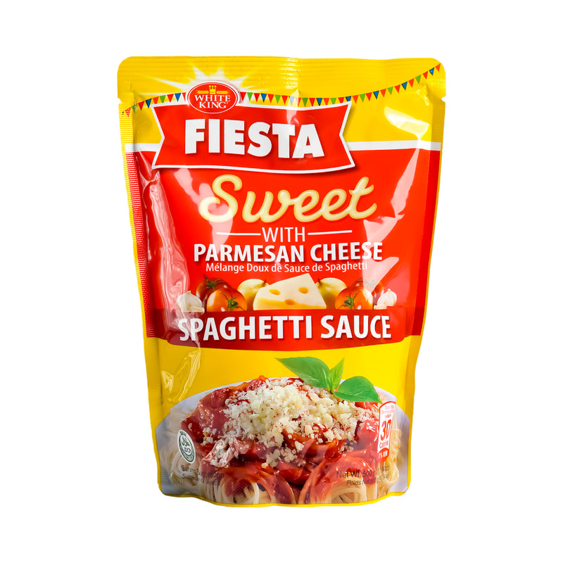 Fiesta Spaghetti Sauce Sweet Plus Parmesan Cheese 500g
