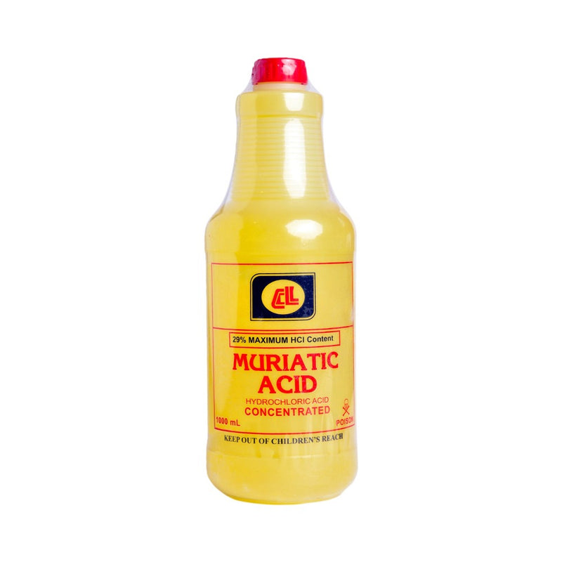 a bottle of muriatic acid concentrated 1000ml