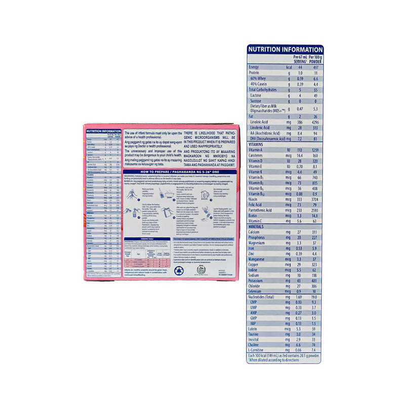 S-26 One Infant Formula 1.2kg