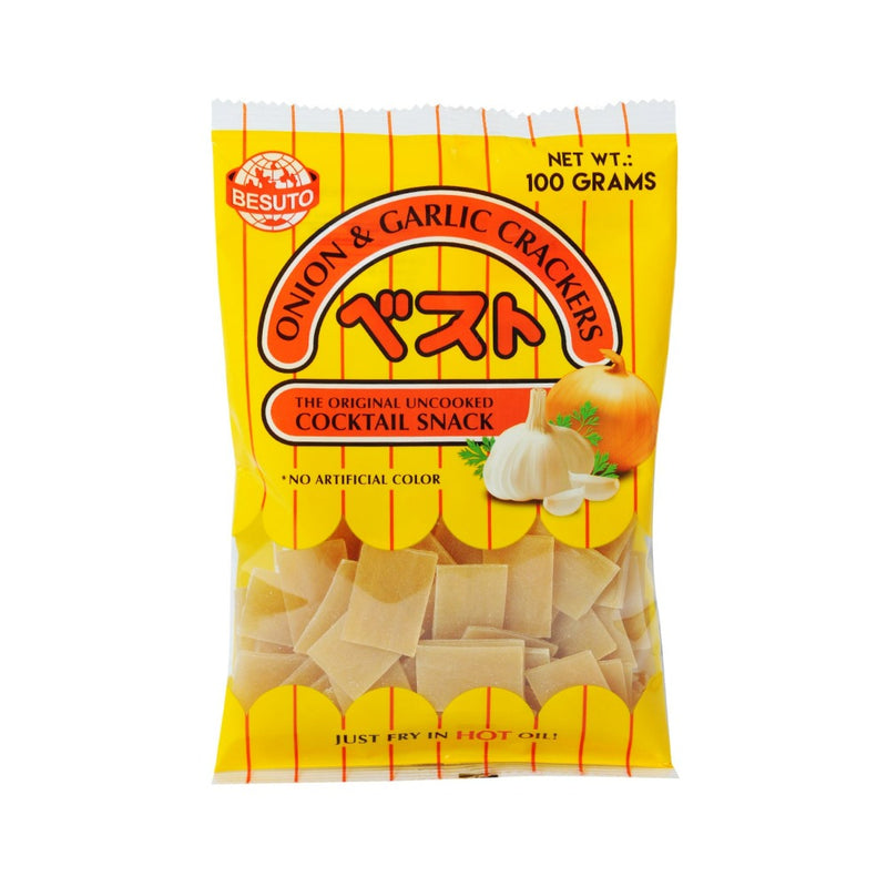 Besuto Prawn Cracker Onion Garlic 100g