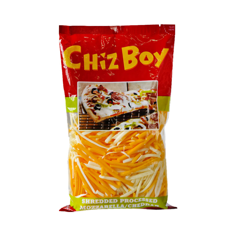 Chiz Boy Shredded Processed Mozzarella And Cheddar Cheese 350g