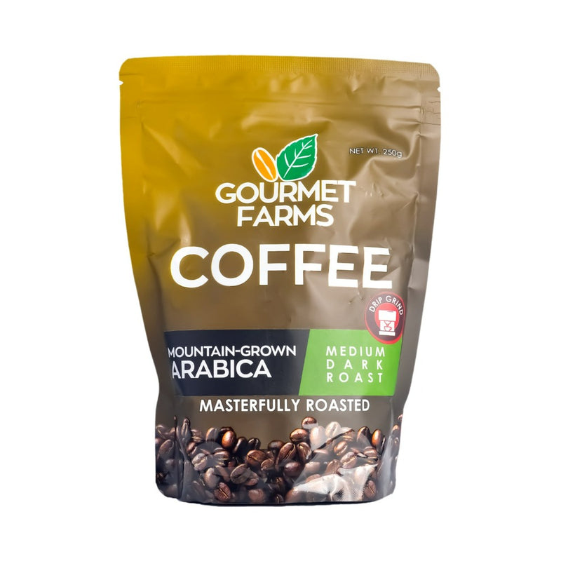 Gourmet Farms Coffee Arabica Drip Grind 250g