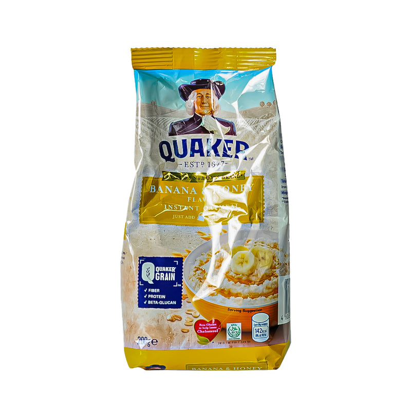 Quaker Banana And Honey Flavor Instant Oatmeal 200g