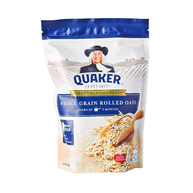 Quaker Whole Grain Rolled Oat 500g