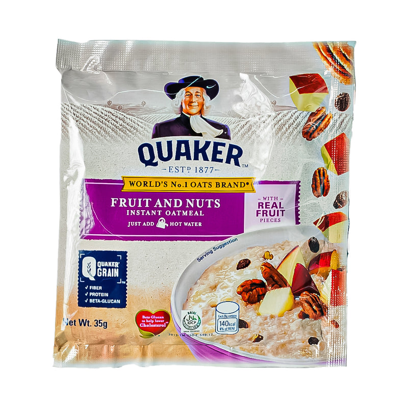 Quaker Instant Oats Fruit and Nuts 35g