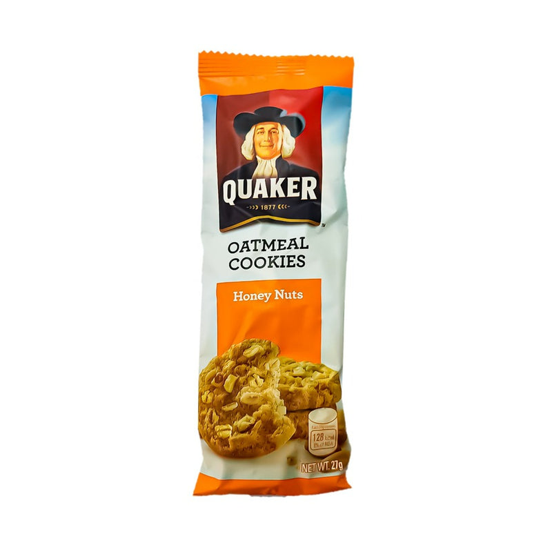 Quaker Oatmeal Cookies Honey Nuts 27g