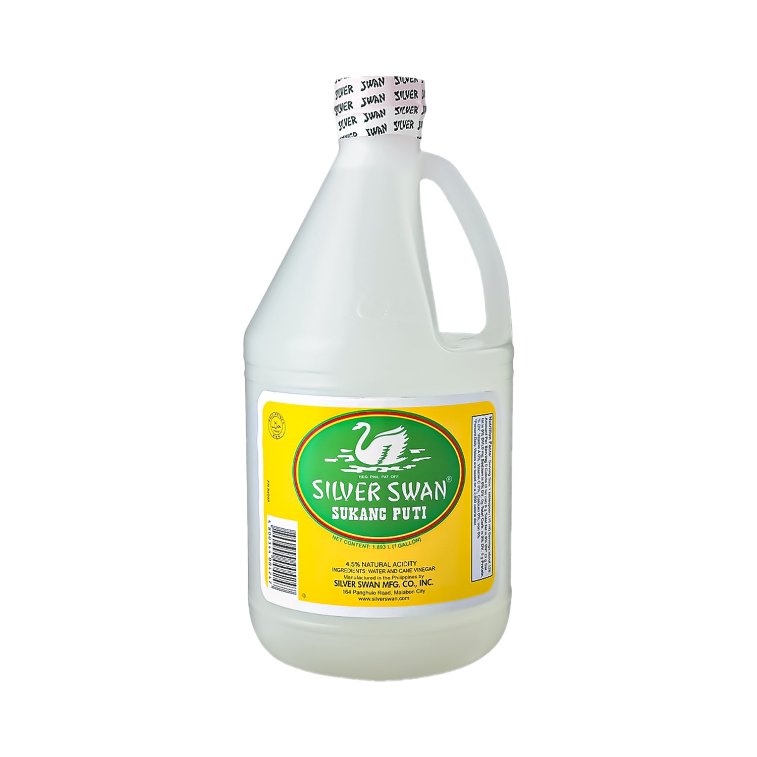 Silver Swan Sukang Puti 1gal