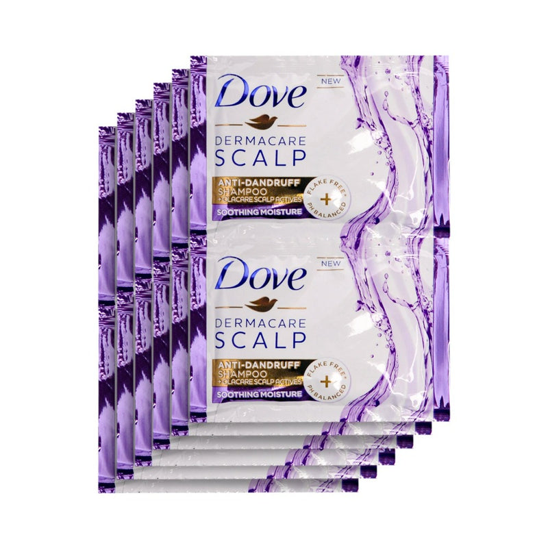 Dove Dermacare Scalp Soothing Moisture Shampoo Anti-Dandruff 10ml x 12's