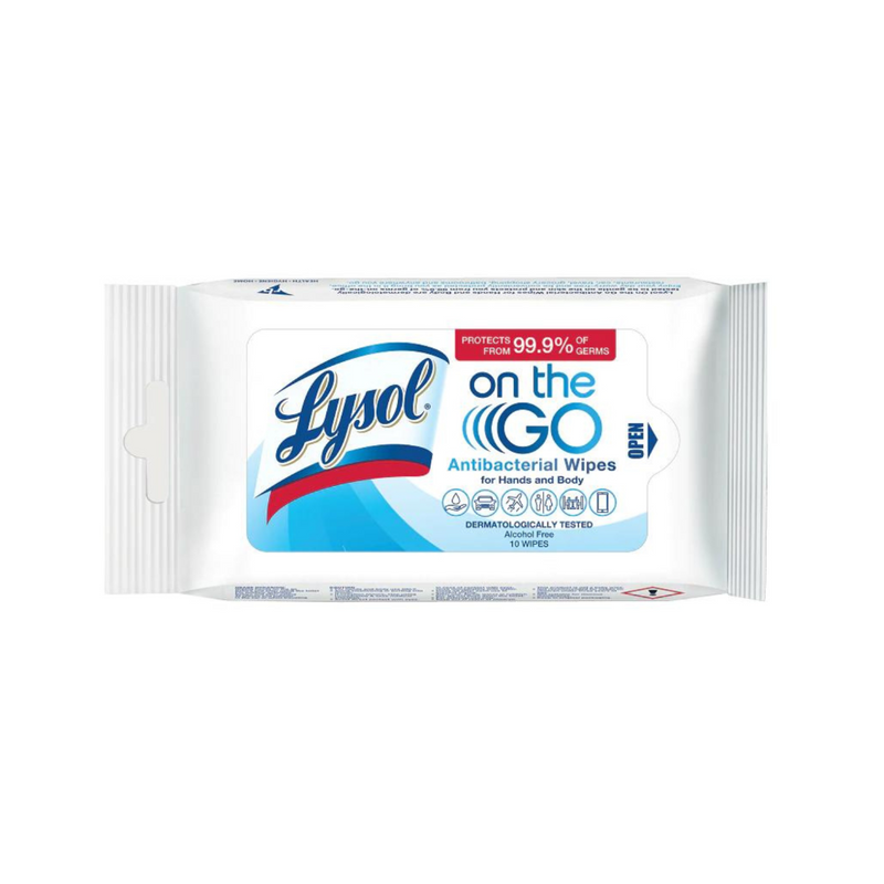 Lysol Germ Hand Antibacterial Wipes 10 Pulls