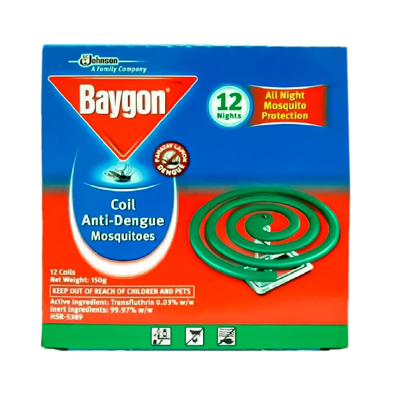 Baygon Mosquito Coil Anti-Dengue 12's
