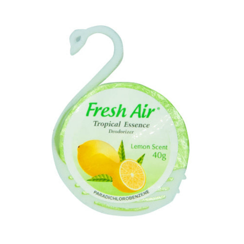 Fresh Air Deodorizer With Plastic Swan Container Lemon Scent 40g